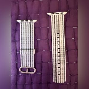 white grey black tan apple watch band 42mm 44mm 45mm 49mm NWOT